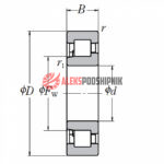 NJ228 W NSK Роликовый цилиндрический подшипник — изображение 2