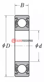 6301 ZZ C3 FG KOYO Подшипник шариковый однорядный — изображение 2