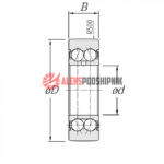 LB 3204 B2ZRSTNG Опорные ролики без цапфы серии LR — изображение 2