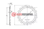 MB21 SKF Стопорная шайба — изображение 2