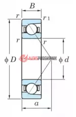 7316 BM ZWZ Шариковый радиально-упорный однорядный подшипники — изображение 2