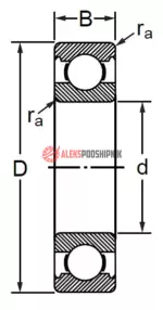 16016 C3 SKF Подшипник шариковый однорядный — изображение 2