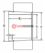 AHX2315 G SKF Стяжная втулка — изображение 2