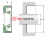45x60x7 HMSA10 V SKF Манжета — изображение 2