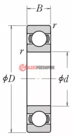 6214 C3 SKF Подшипник шариковый однорядный — изображение 2