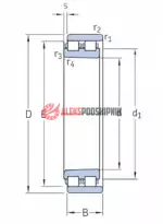 NN3009 KTN/SP SKF Роликовый цилиндрический подшипник — изображение 2