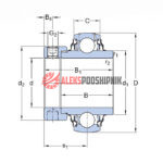 YEL205-2RF/VL065 SKF Корпусный подшипник — изображение 2