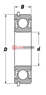 6304 2Z NR SKF Подшипник шариковый однорядный — изображение 2