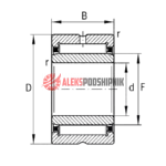 NKS22 XL INA Подшипник игольчатый — изображение 2