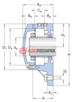FNL506 A SKF Подшипниковый фланцевый корпус — изображение 3
