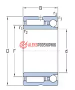 NKIA5901 INA Подшипник комбинированный — изображение 2