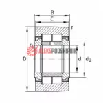 NUTR45100 A SKF Опорный ролик — изображение 2