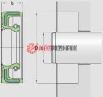 40x56x8 HMSA10 V SKF Манжета — изображение 2