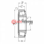 4T-33206 NTN Роликовый конический подшипник — изображение 2