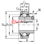 GYE45-210-XL-KRR-B INA Подшипник корпусный — изображение 2