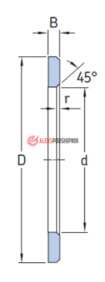 LS2542 INA Кольцо упорное — изображение 2