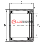 SCE109 P L271/STD INA Подшипник роликовый двухрядный — изображение 2