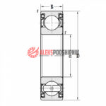 6207 2Z C4 ZWZ Подшипник шариковый однорядный — изображение 2