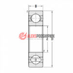6206 C ZWZ Подшипник шариковый однорядный — изображение 2