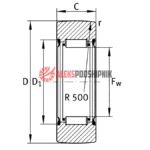 RNA2203 2RSR INA Подшипник игольчатый — изображение 2