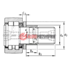 PWKRE80 2RS INA Опорный ролик — изображение 2